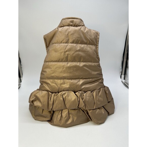 Calvin Klein Puffer Vest 18M Infant Toddler Metallic Gold Bronze Color - Picture 10 of 11